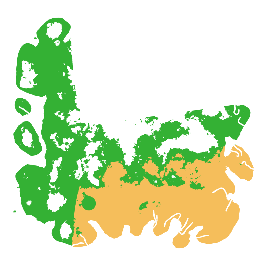 Biome Rust Map: Procedural Map, Size: 5000, Seed: 1488