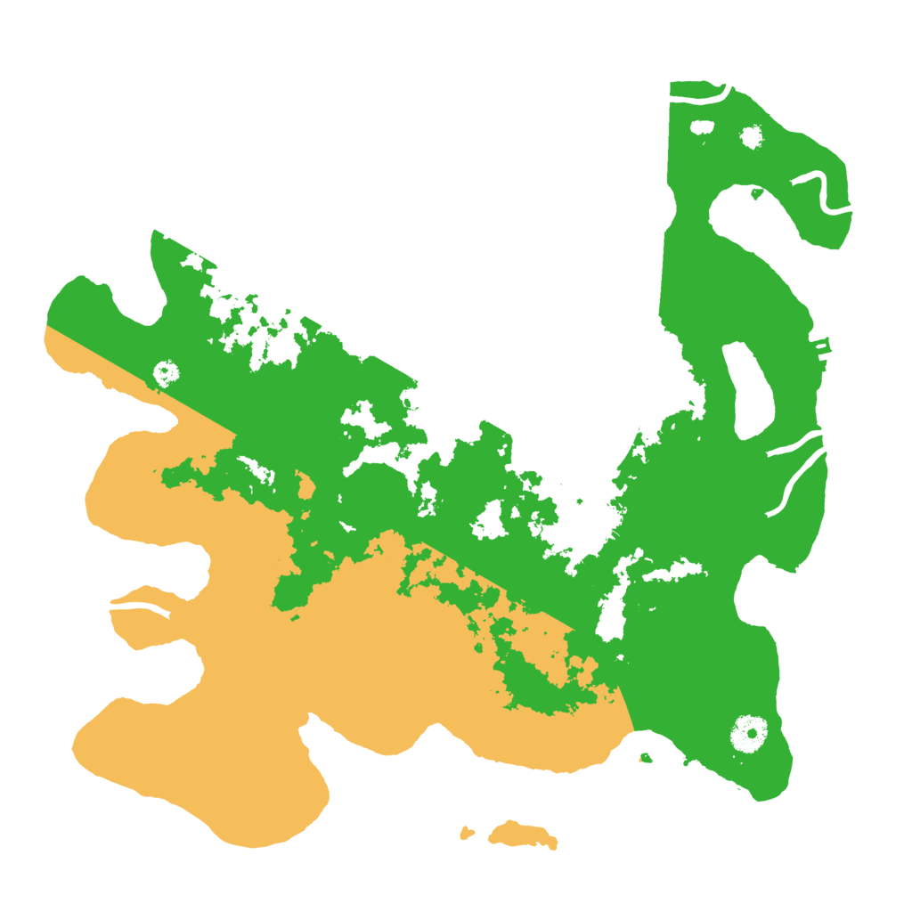 Biome Rust Map: Procedural Map, Size: 3700, Seed: 1838933715