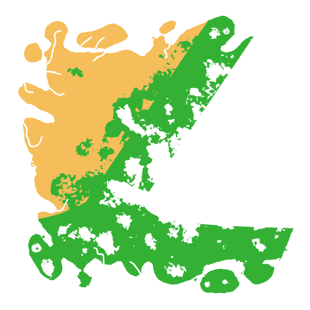Biome Rust Map: Procedural Map, Size: 5000, Seed: 3849127