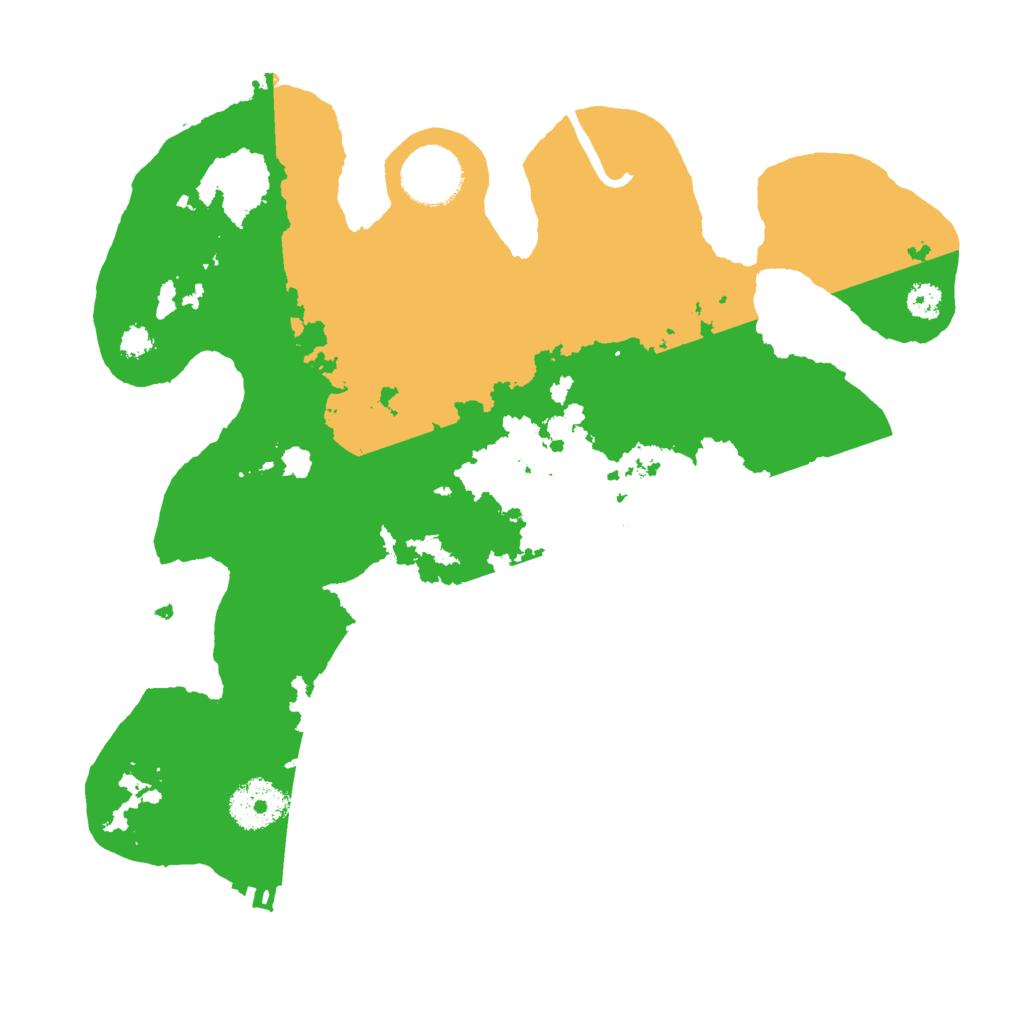 Biome Rust Map: Procedural Map, Size: 3000, Seed: 89797