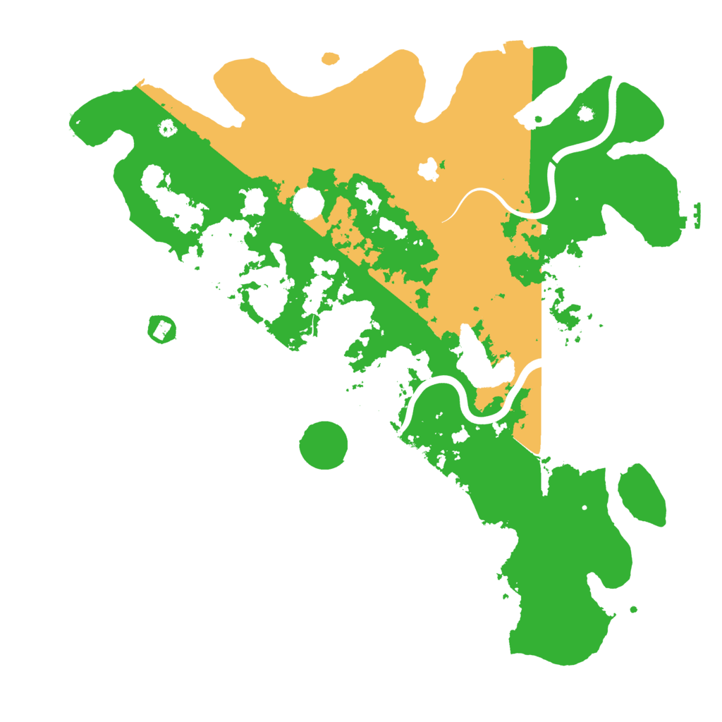 Biome Rust Map: Procedural Map, Size: 4200, Seed: 90281434