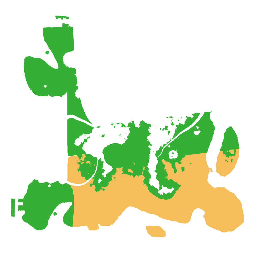 Biome Rust Map: Procedural Map, Size: 3000, Seed: 2079537937