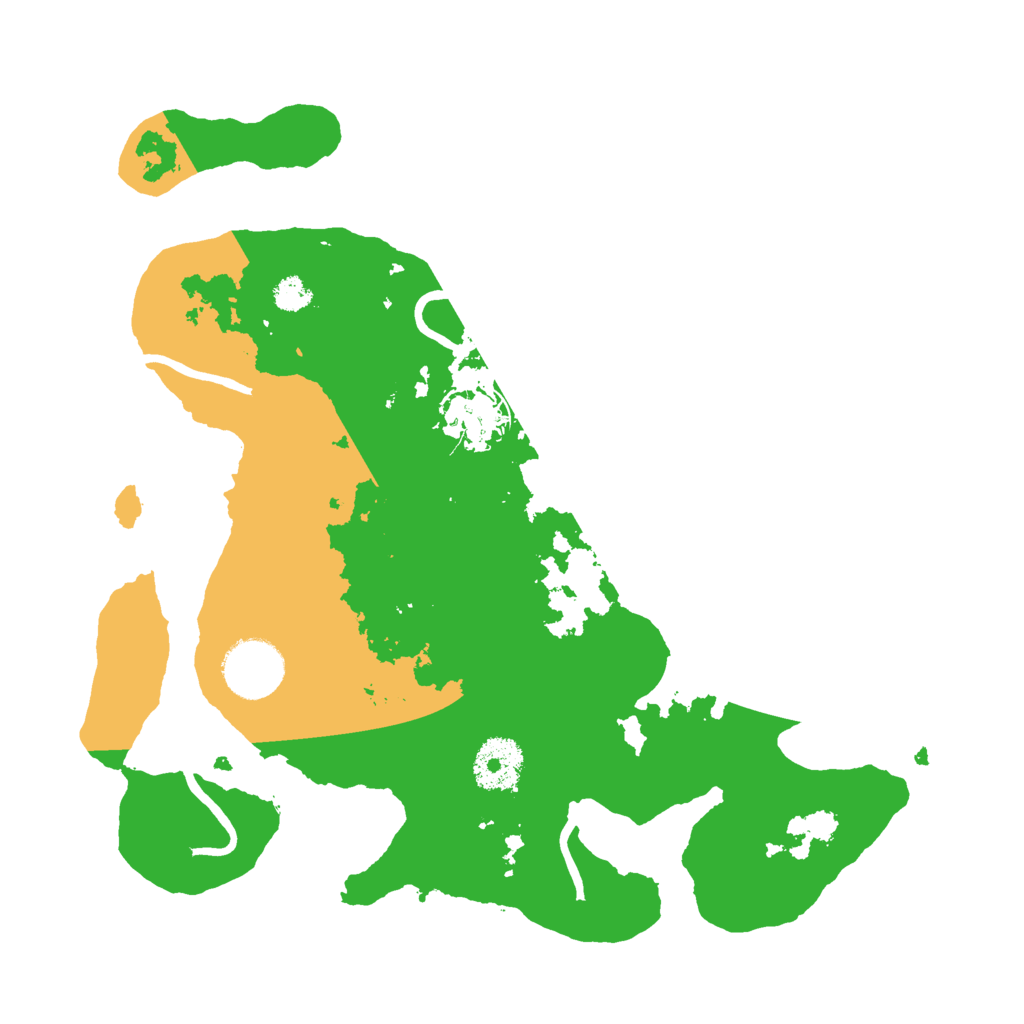 Biome Rust Map: Procedural Map, Size: 3000, Seed: 542677