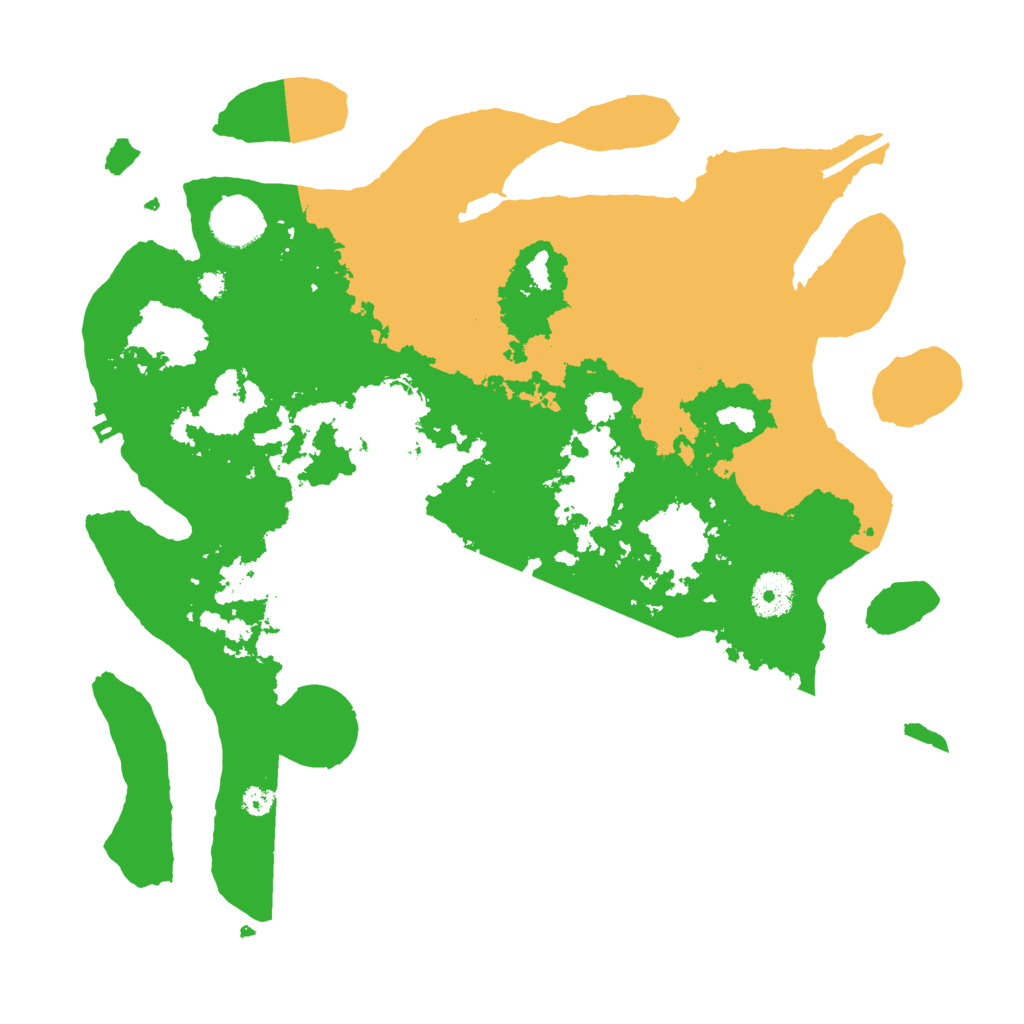 Biome Rust Map: Procedural Map, Size: 3500, Seed: 4567856