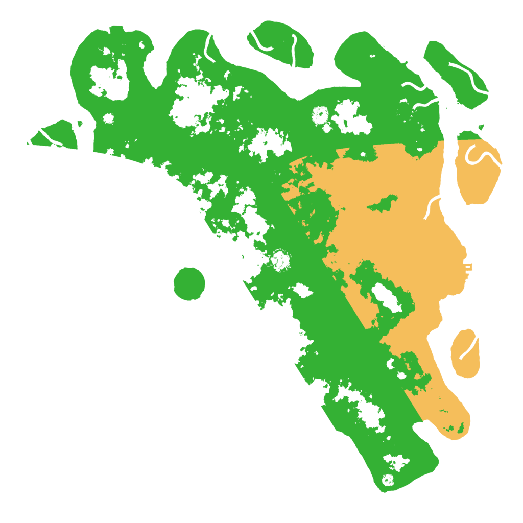 Biome Rust Map: Procedural Map, Size: 4500, Seed: 1470451485