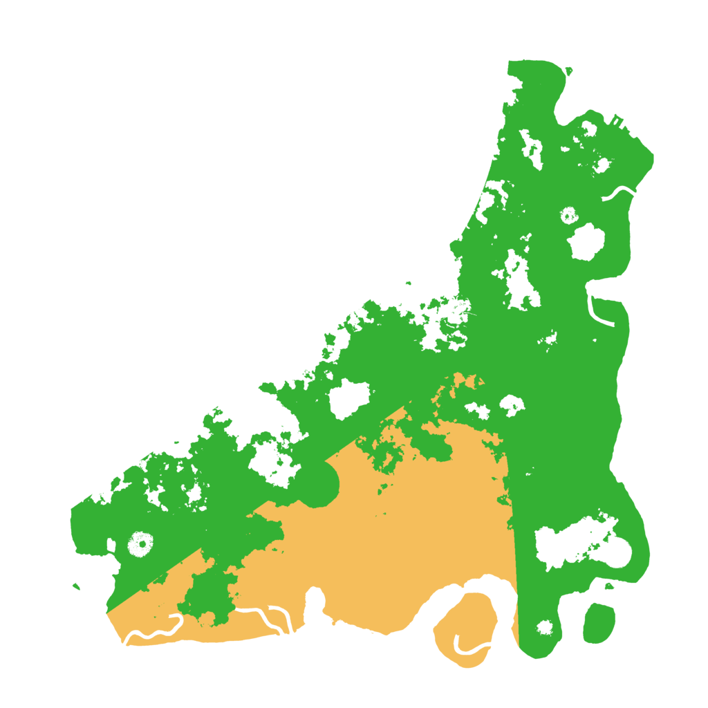 Biome Rust Map: Procedural Map, Size: 4250, Seed: 6574533