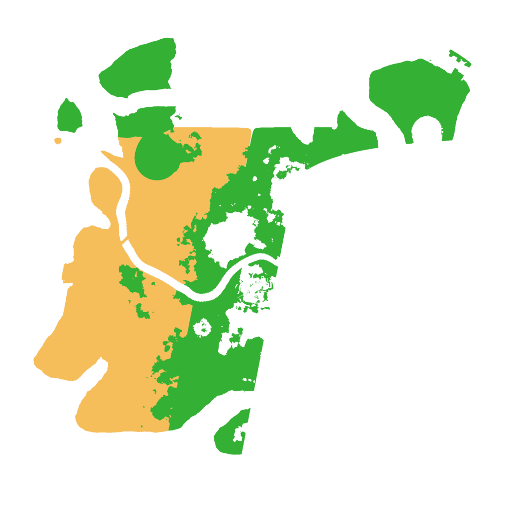 Biome Rust Map: Procedural Map, Size: 3000, Seed: 1018477102