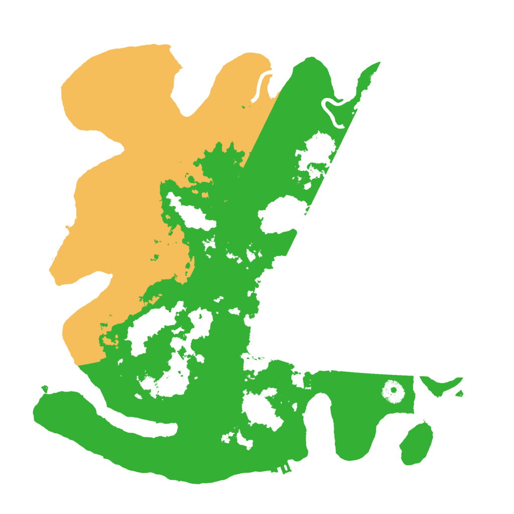 Biome Rust Map: Procedural Map, Size: 3500, Seed: 622711899