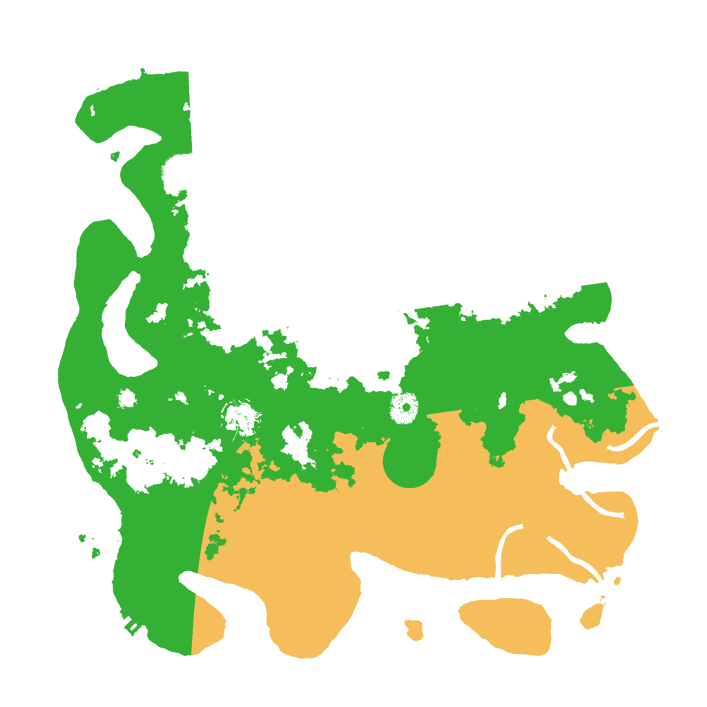 Biome Rust Map: Procedural Map, Size: 3500, Seed: 90965180