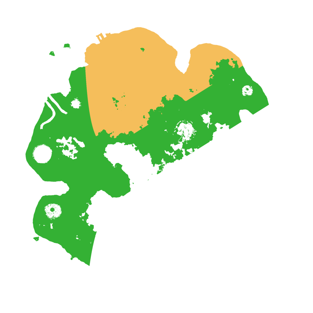 Biome Rust Map: Procedural Map, Size: 3000, Seed: 16681393