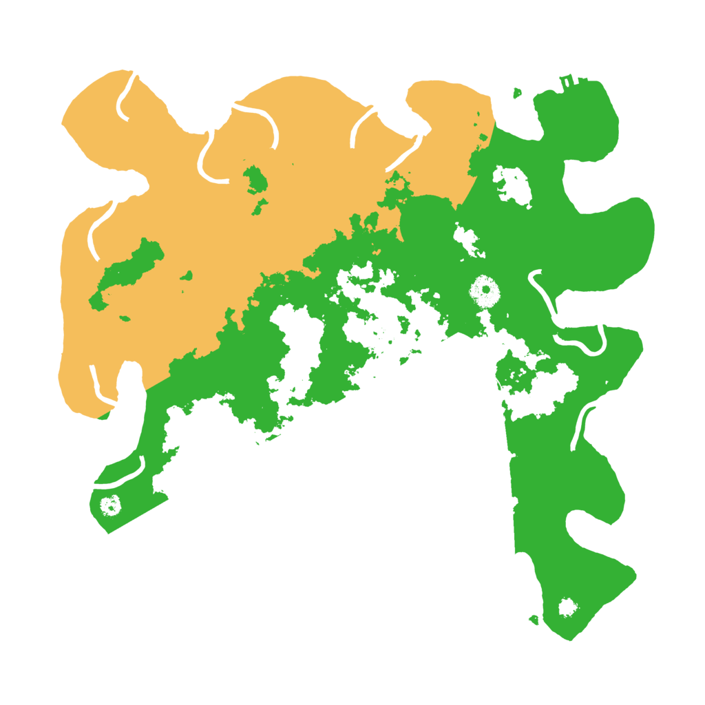 Biome Rust Map: Procedural Map, Size: 3500, Seed: 2095477866