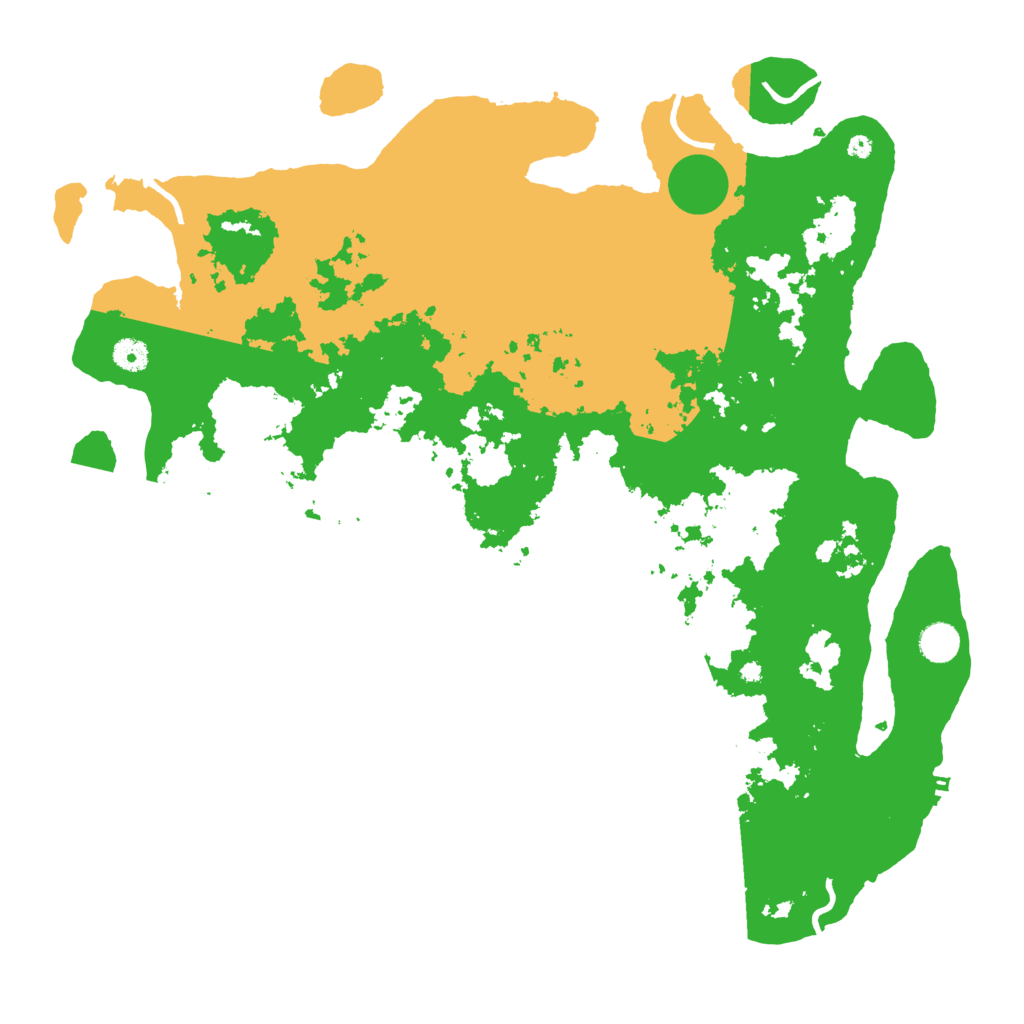 Biome Rust Map: Procedural Map, Size: 4500, Seed: 1662713529
