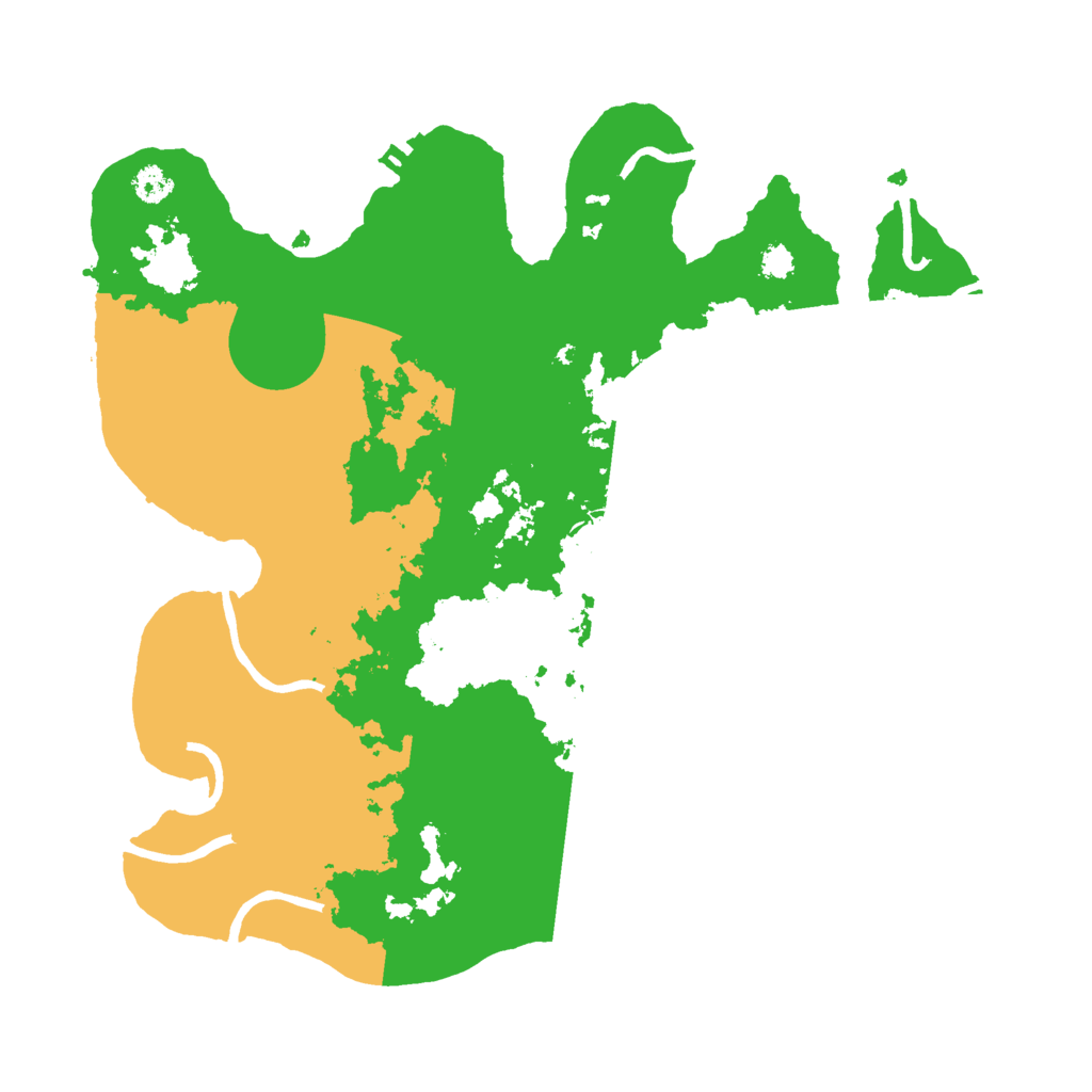Biome Rust Map: Procedural Map, Size: 3000, Seed: 2138763113