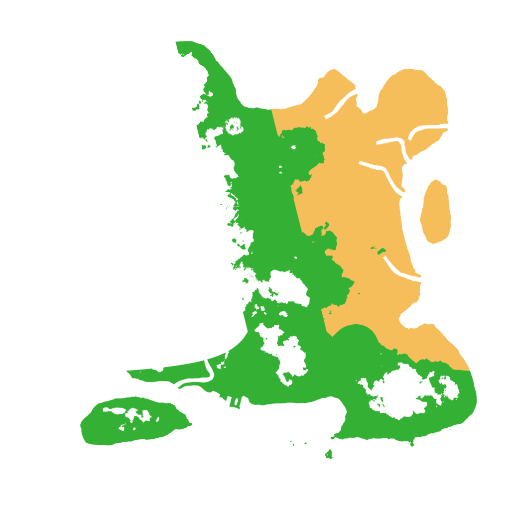 Biome Rust Map: Procedural Map, Size: 3000, Seed: 28842