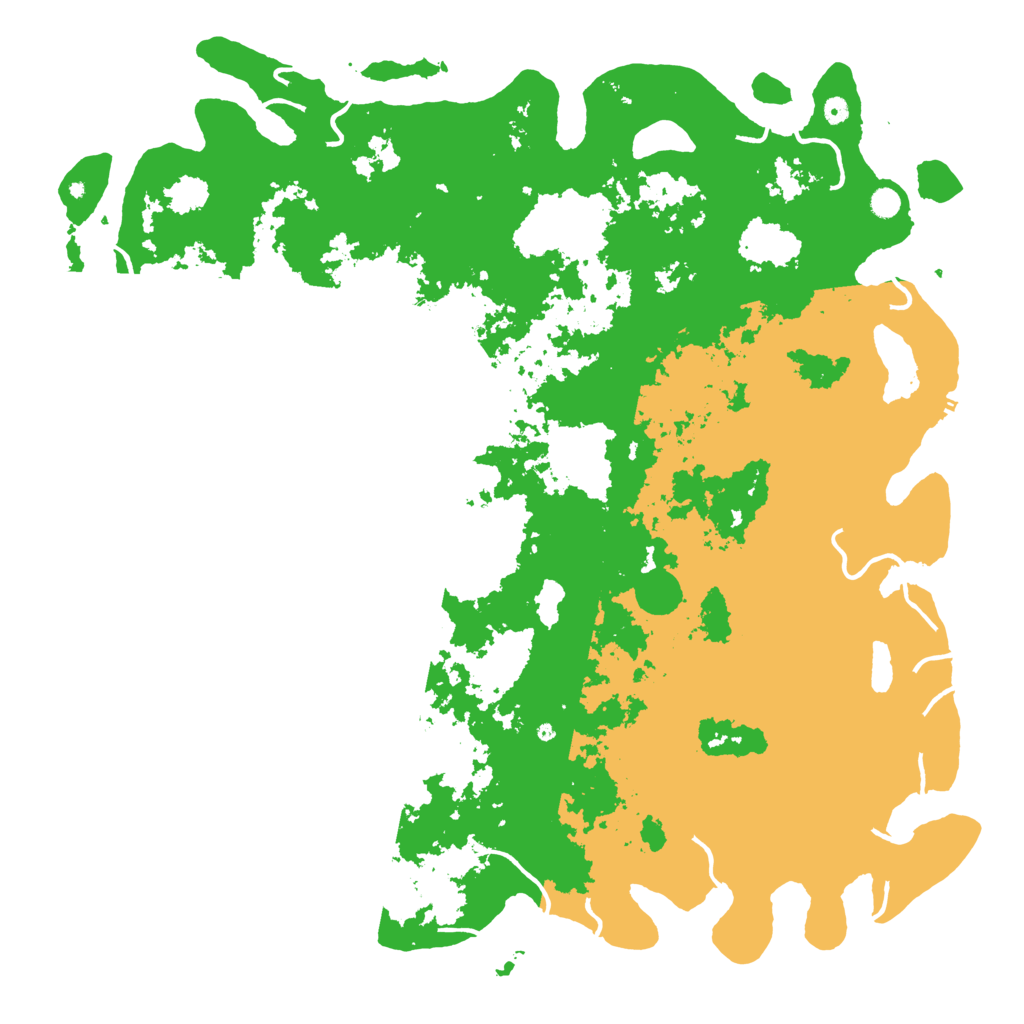 Biome Rust Map: Procedural Map, Size: 6000, Seed: 79198461