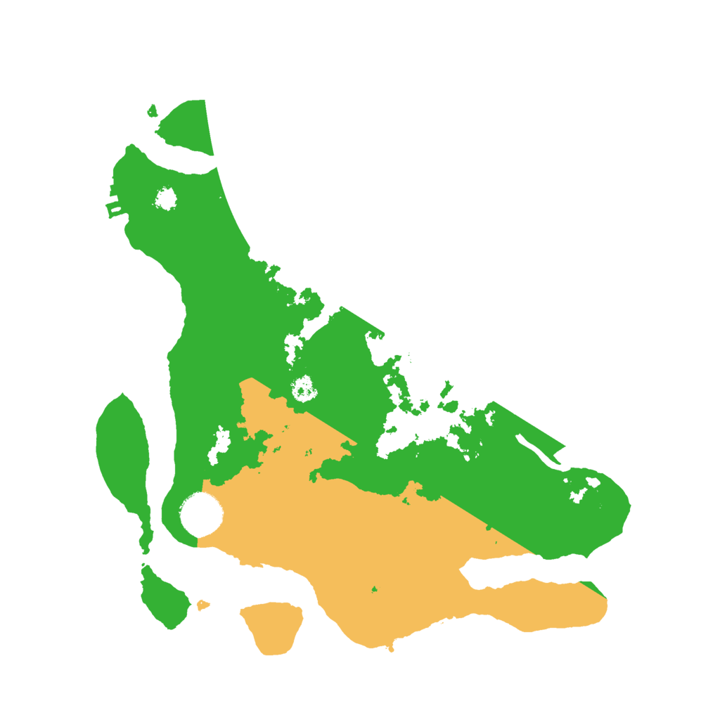 Biome Rust Map: Procedural Map, Size: 3000, Seed: 95877