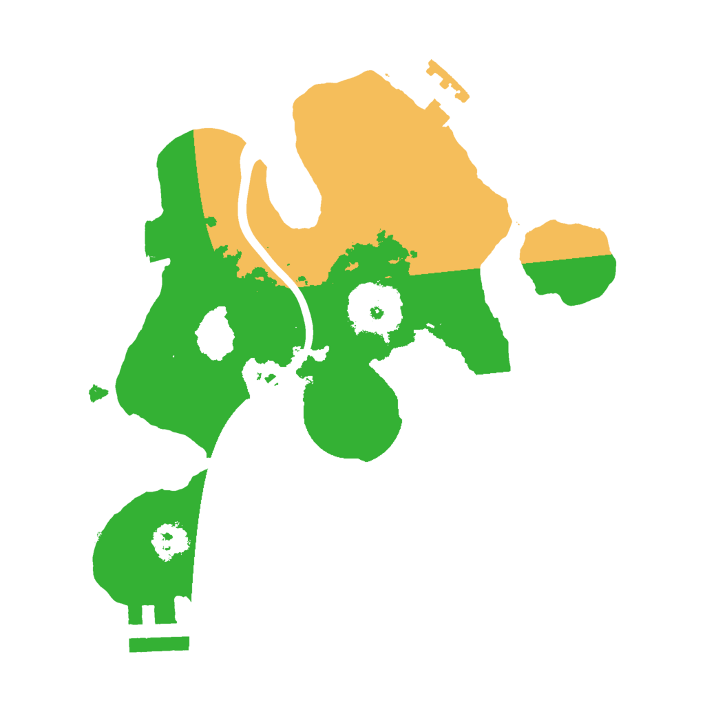 Biome Rust Map: Procedural Map, Size: 2000, Seed: 397755964