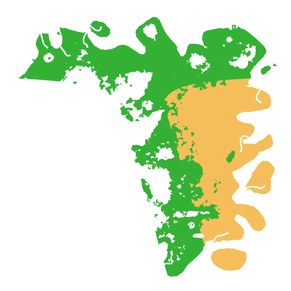 Biome Rust Map: Procedural Map, Size: 4500, Seed: 160