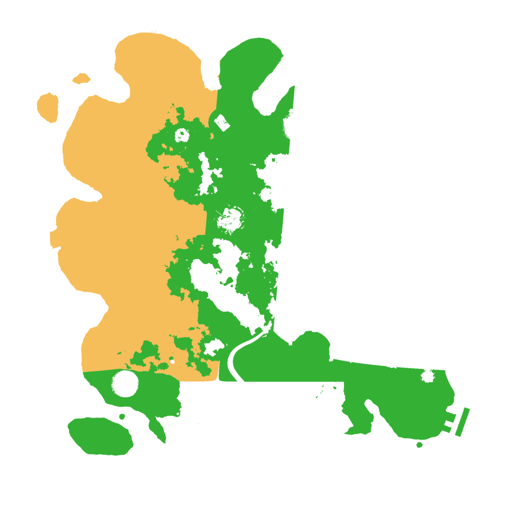 Biome Rust Map: Procedural Map, Size: 3500, Seed: 2063344582