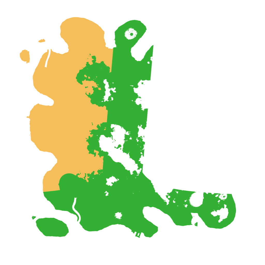 Biome Rust Map: Procedural Map, Size: 3500, Seed: 2063344582