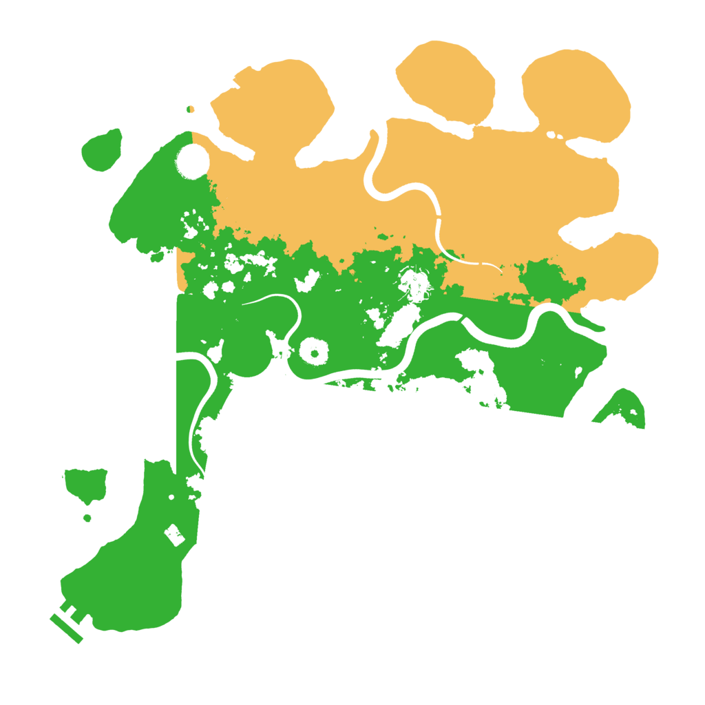 Biome Rust Map: Procedural Map, Size: 3700, Seed: 1298998723