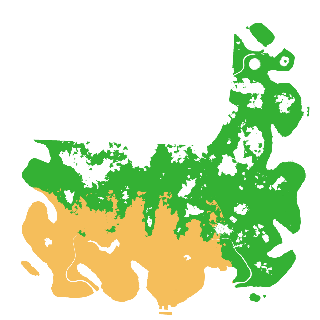 Biome Rust Map: Procedural Map, Size: 5000, Seed: 723318492