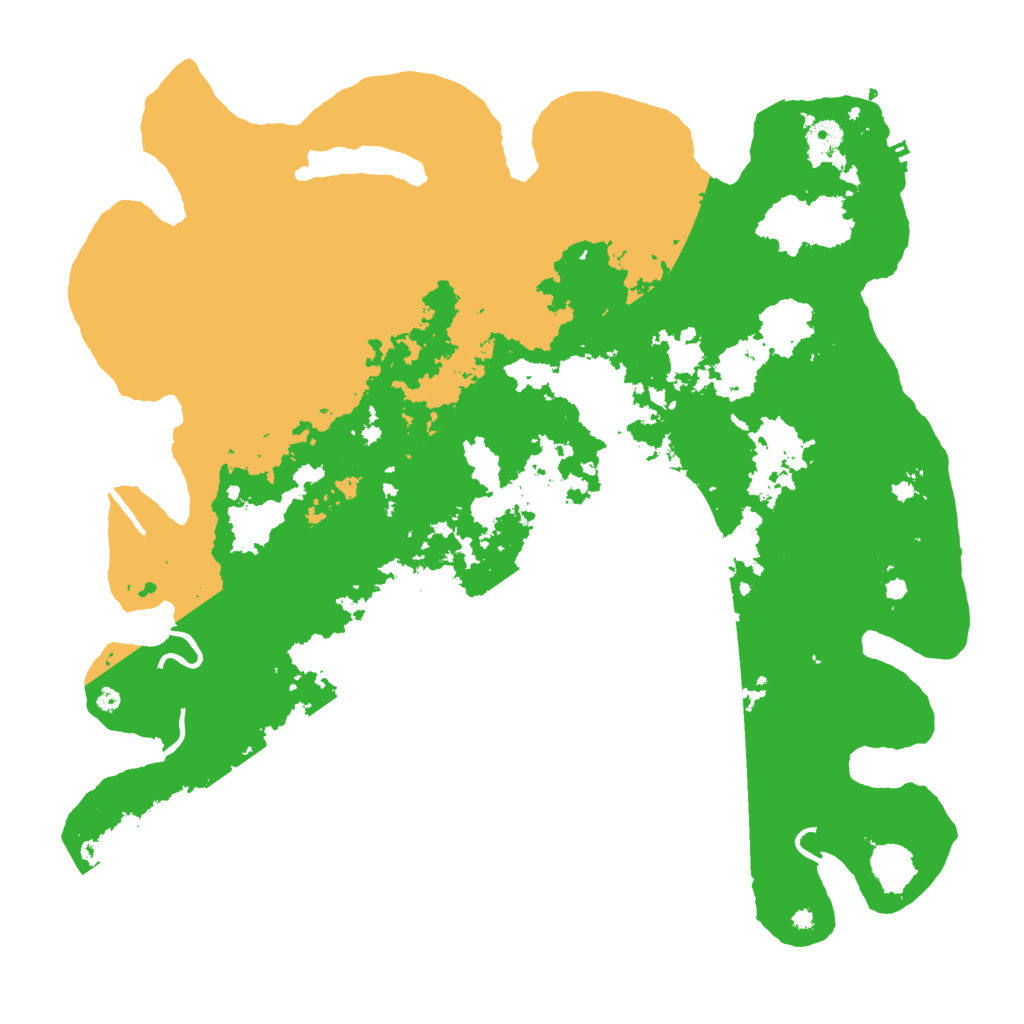 Biome Rust Map: Procedural Map, Size: 4500, Seed: 69704972