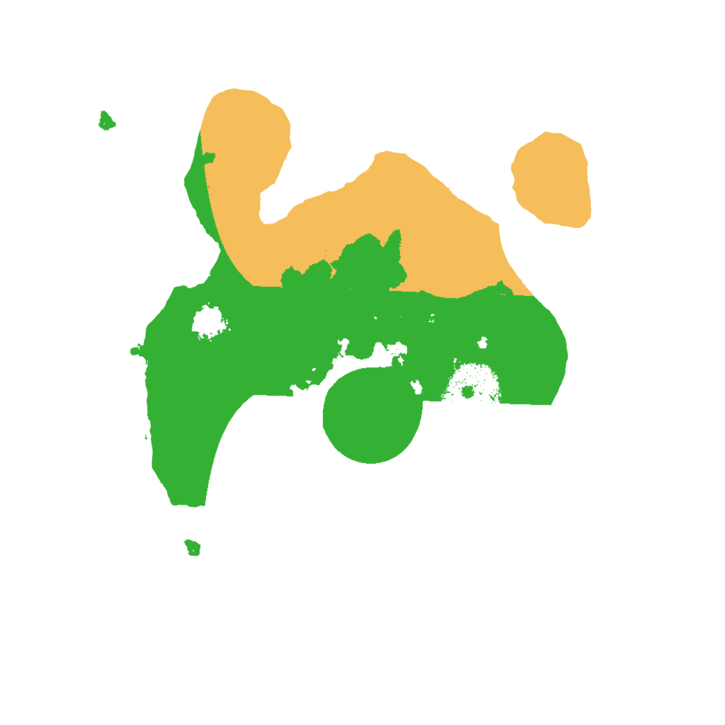 Biome Rust Map: Procedural Map, Size: 2000, Seed: 1307643081