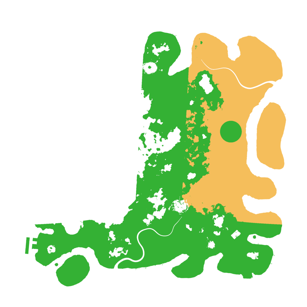 Biome Rust Map: Procedural Map, Size: 3750, Seed: 284674465