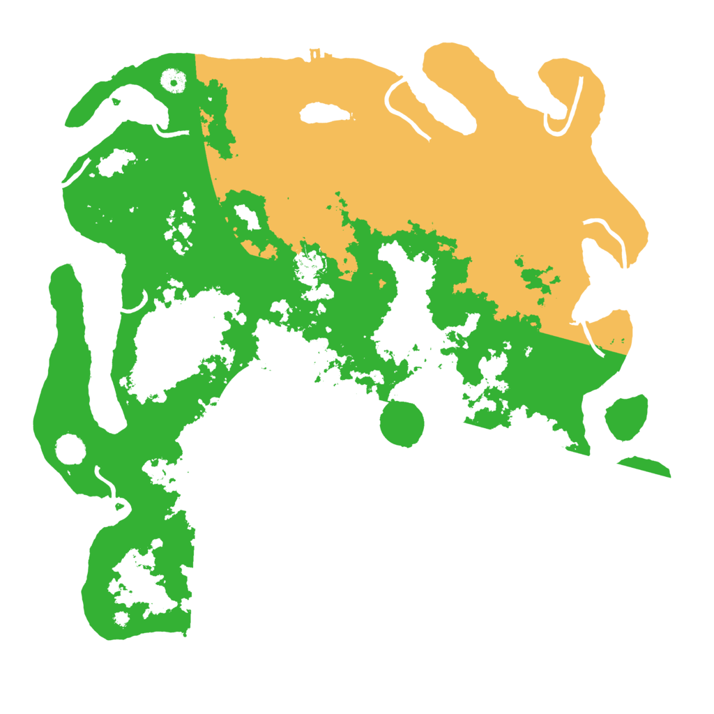 Biome Rust Map: Procedural Map, Size: 4300, Seed: 80