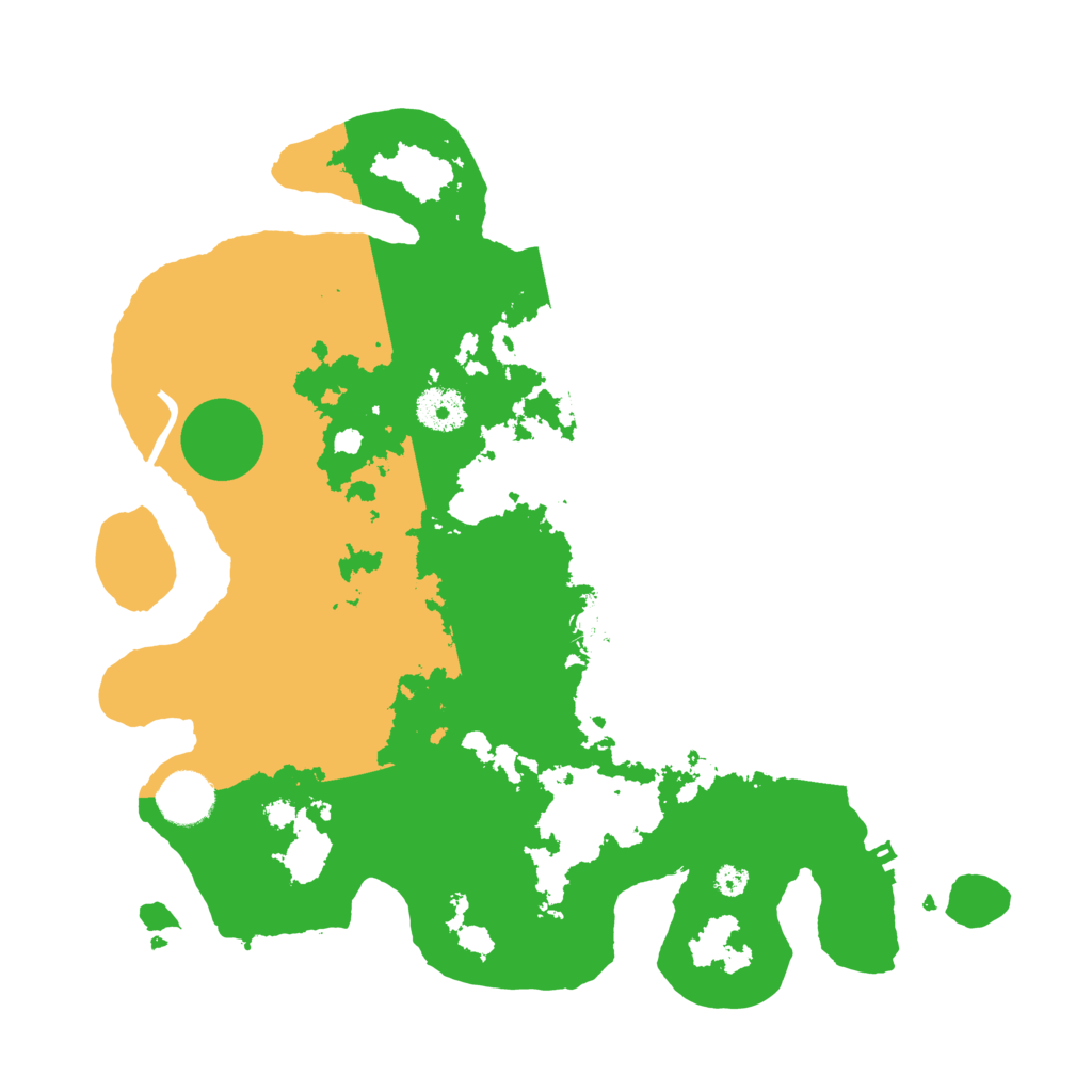 Biome Rust Map: Procedural Map, Size: 3500, Seed: 14528390