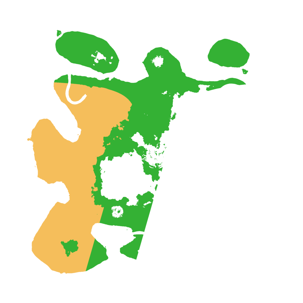 Biome Rust Map: Procedural Map, Size: 2608, Seed: 12571