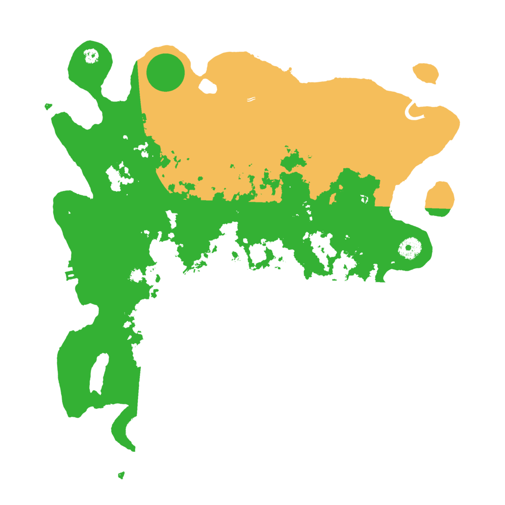 Biome Rust Map: Procedural Map, Size: 3500, Seed: 1307643081