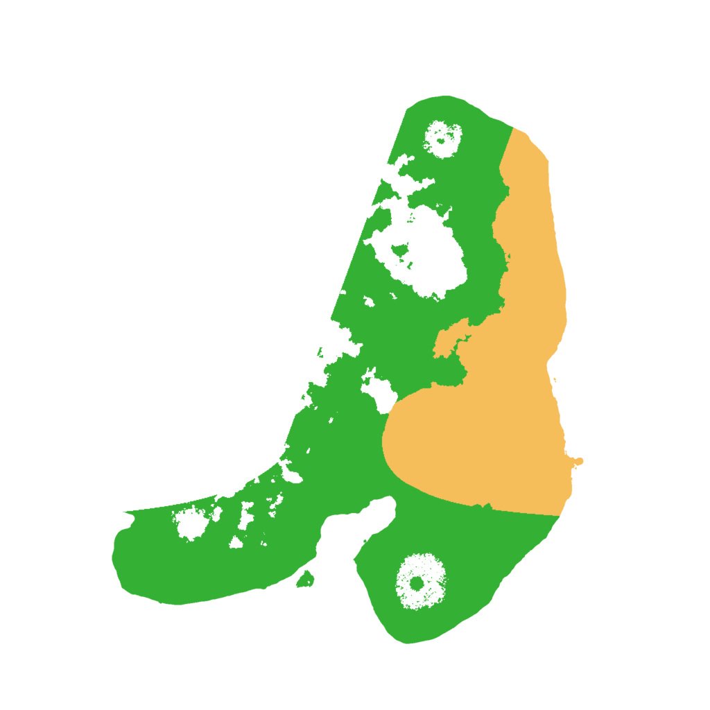 Biome Rust Map: Procedural Map, Size: 2000, Seed: 419229732