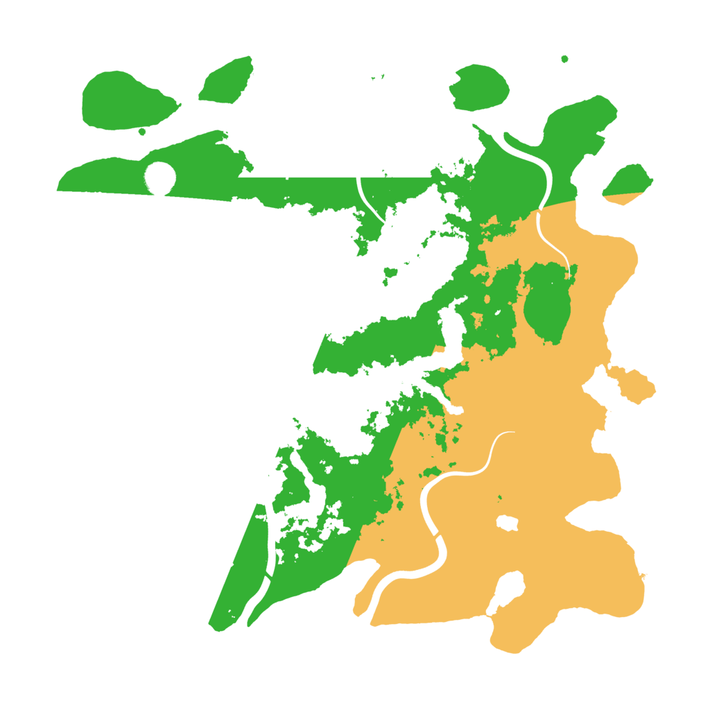 Biome Rust Map: Procedural Map, Size: 4000, Seed: 21699964