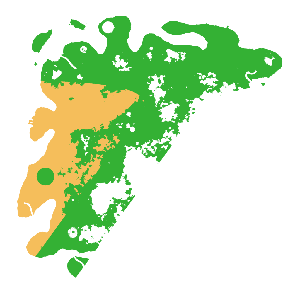 Biome Rust Map: Procedural Map, Size: 4500, Seed: 1987436987