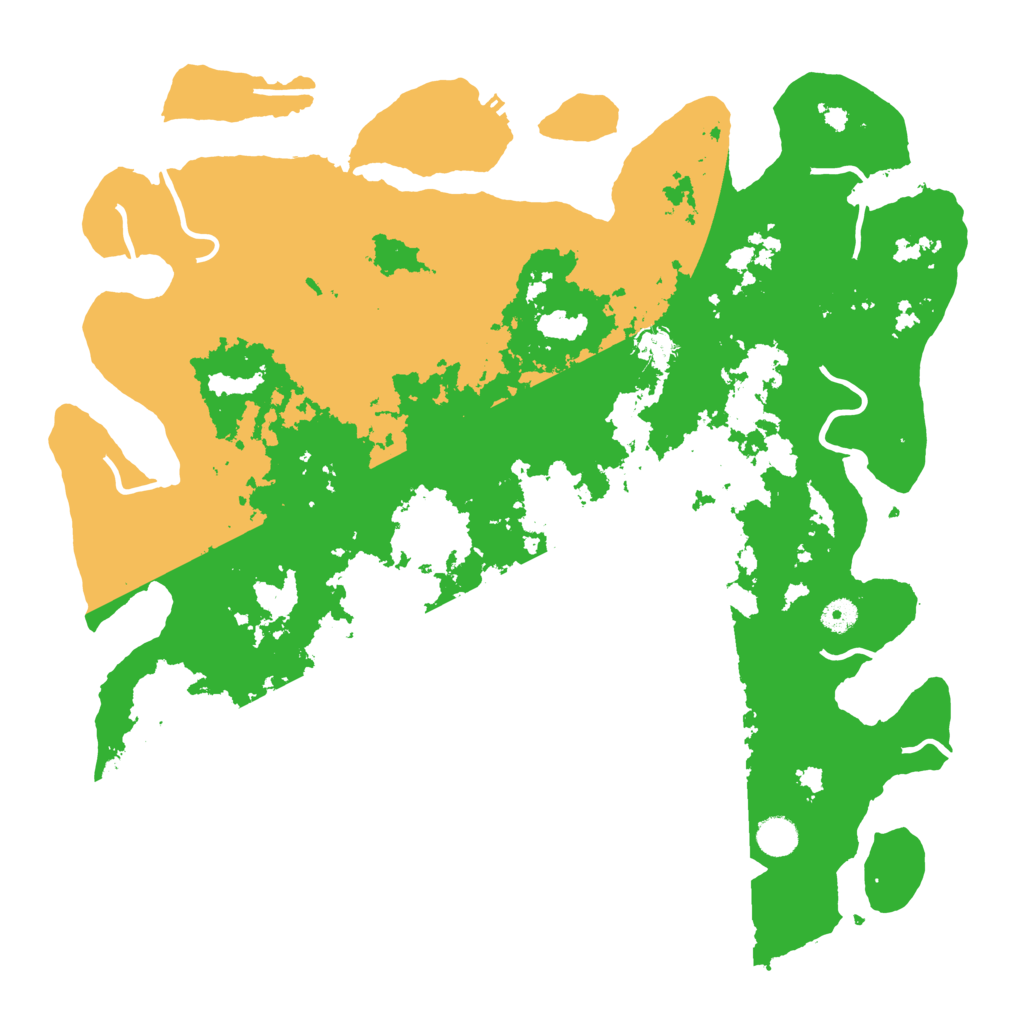 Biome Rust Map: Procedural Map, Size: 4500, Seed: 232246720