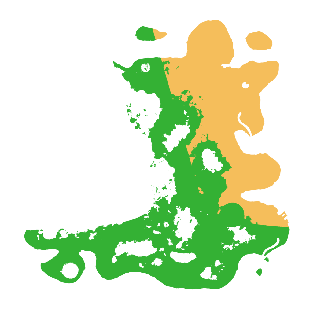 Biome Rust Map: Procedural Map, Size: 3500, Seed: 1309871358