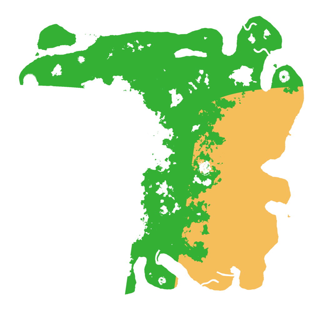 Biome Rust Map: Procedural Map, Size: 4300, Seed: 37463