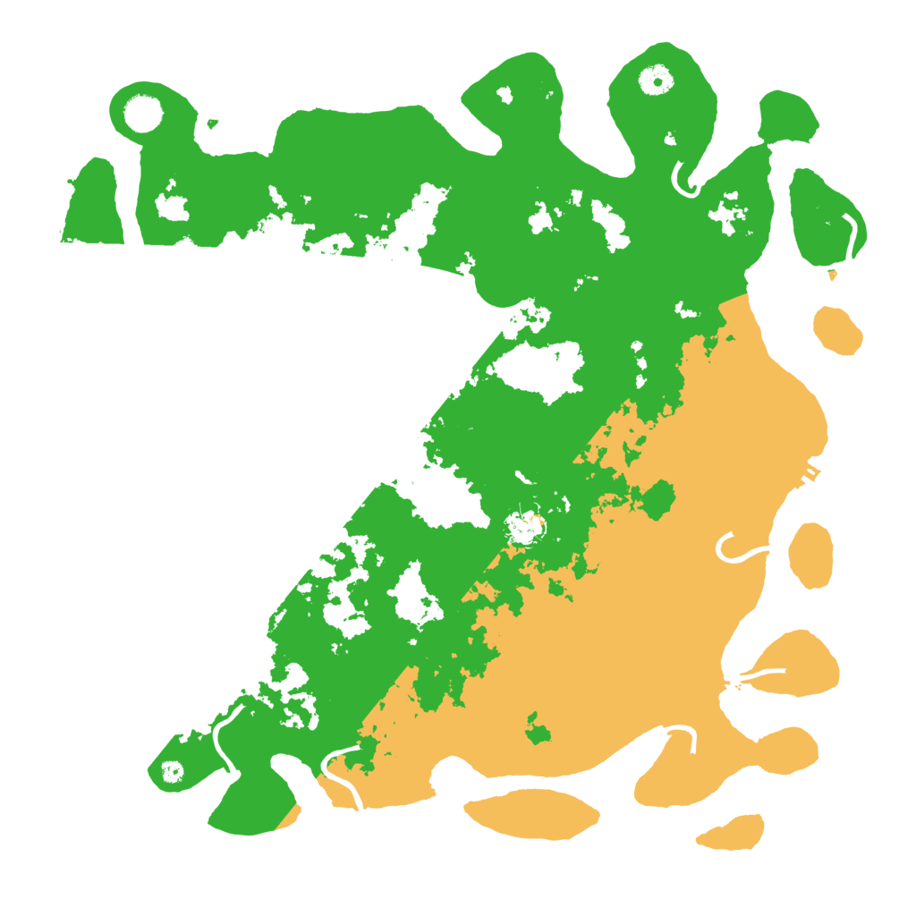 Biome Rust Map: Procedural Map, Size: 4300, Seed: 976296782