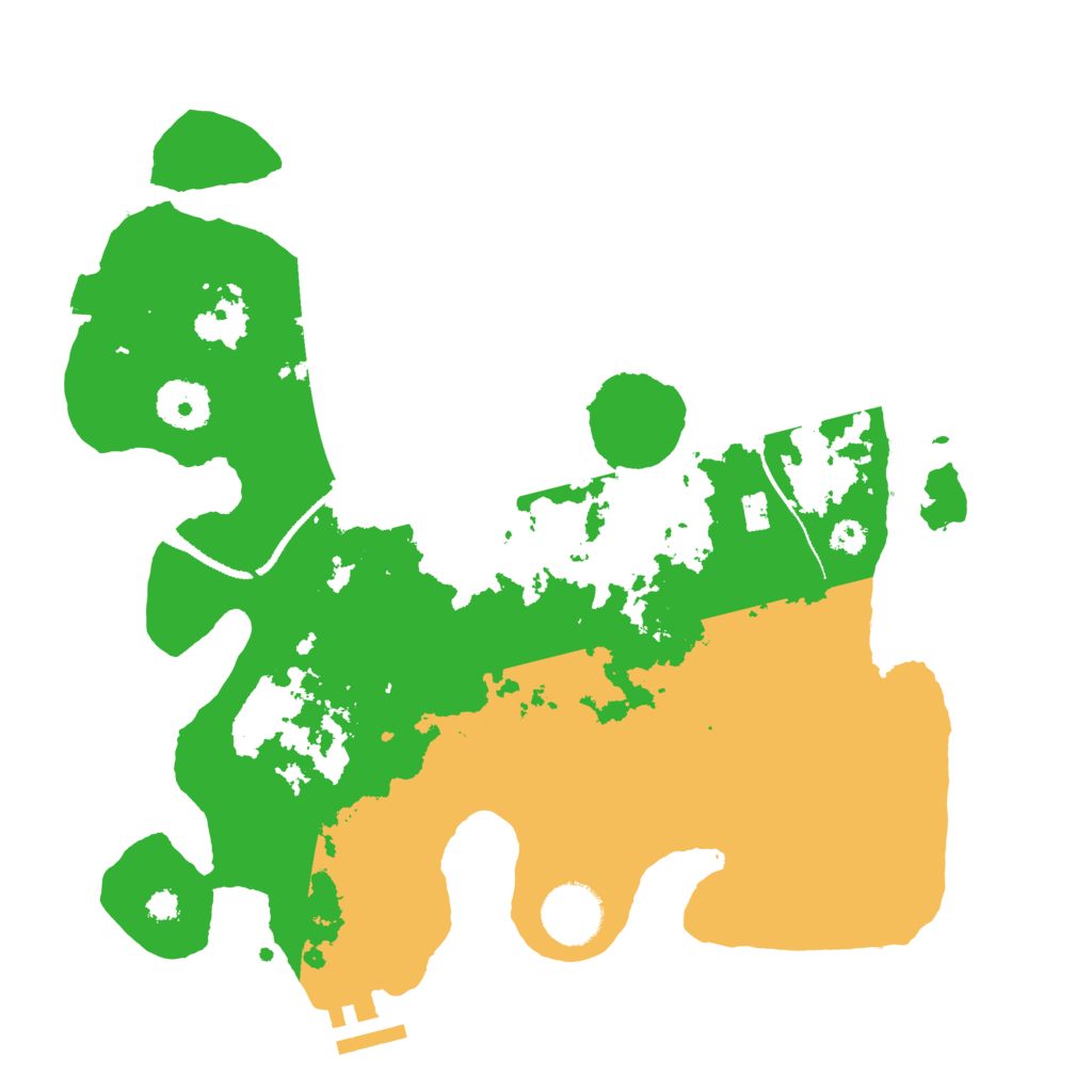 Biome Rust Map: Procedural Map, Size: 3150, Seed: 1