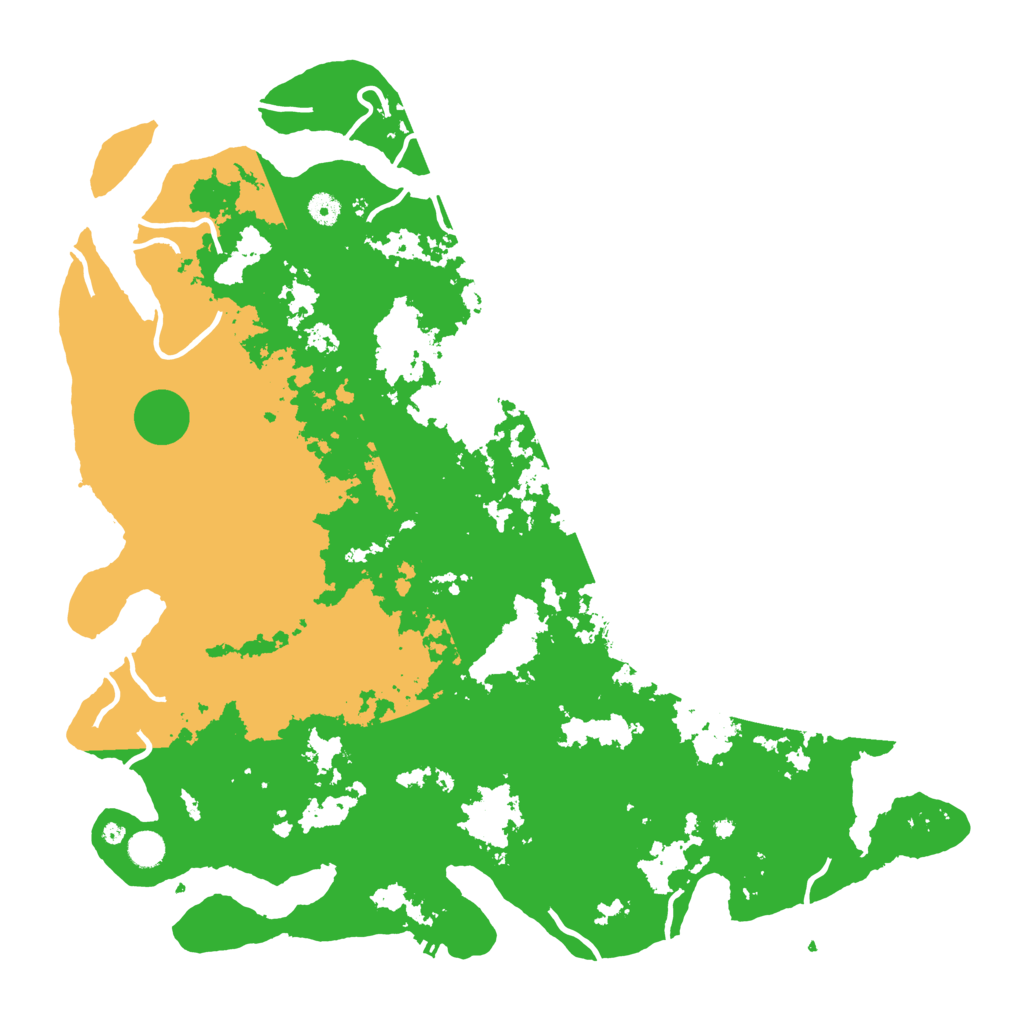 Biome Rust Map: Procedural Map, Size: 4869, Seed: 27822