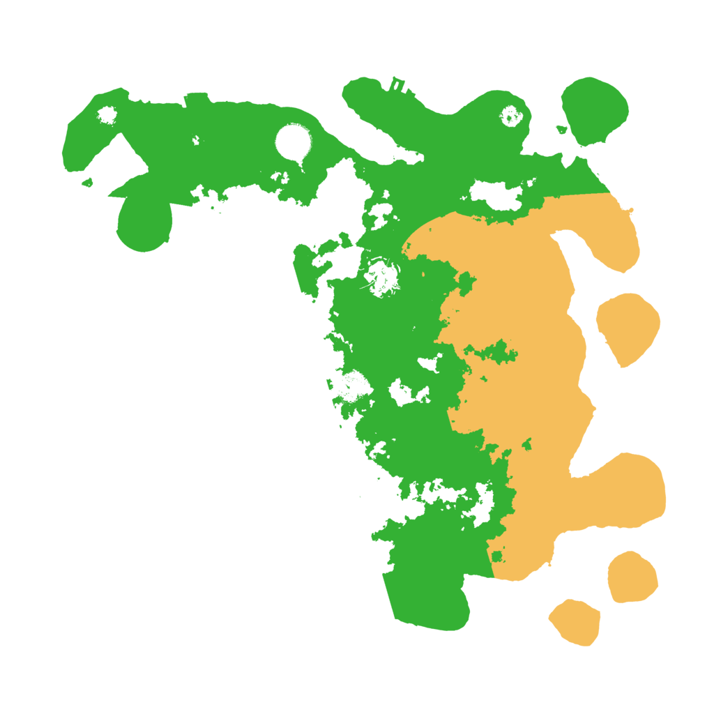 Biome Rust Map: Procedural Map, Size: 3500, Seed: 987634
