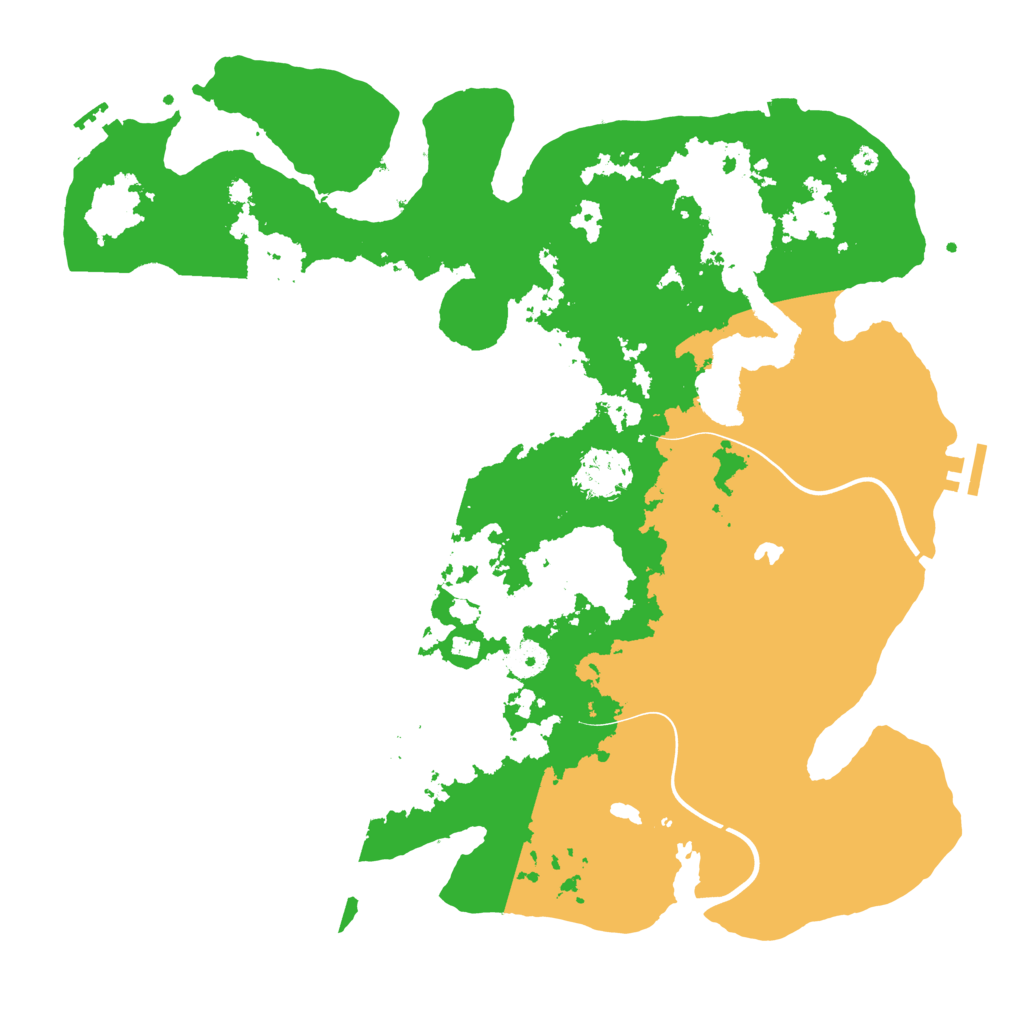 Biome Rust Map: Procedural Map, Size: 4000, Seed: 765486845