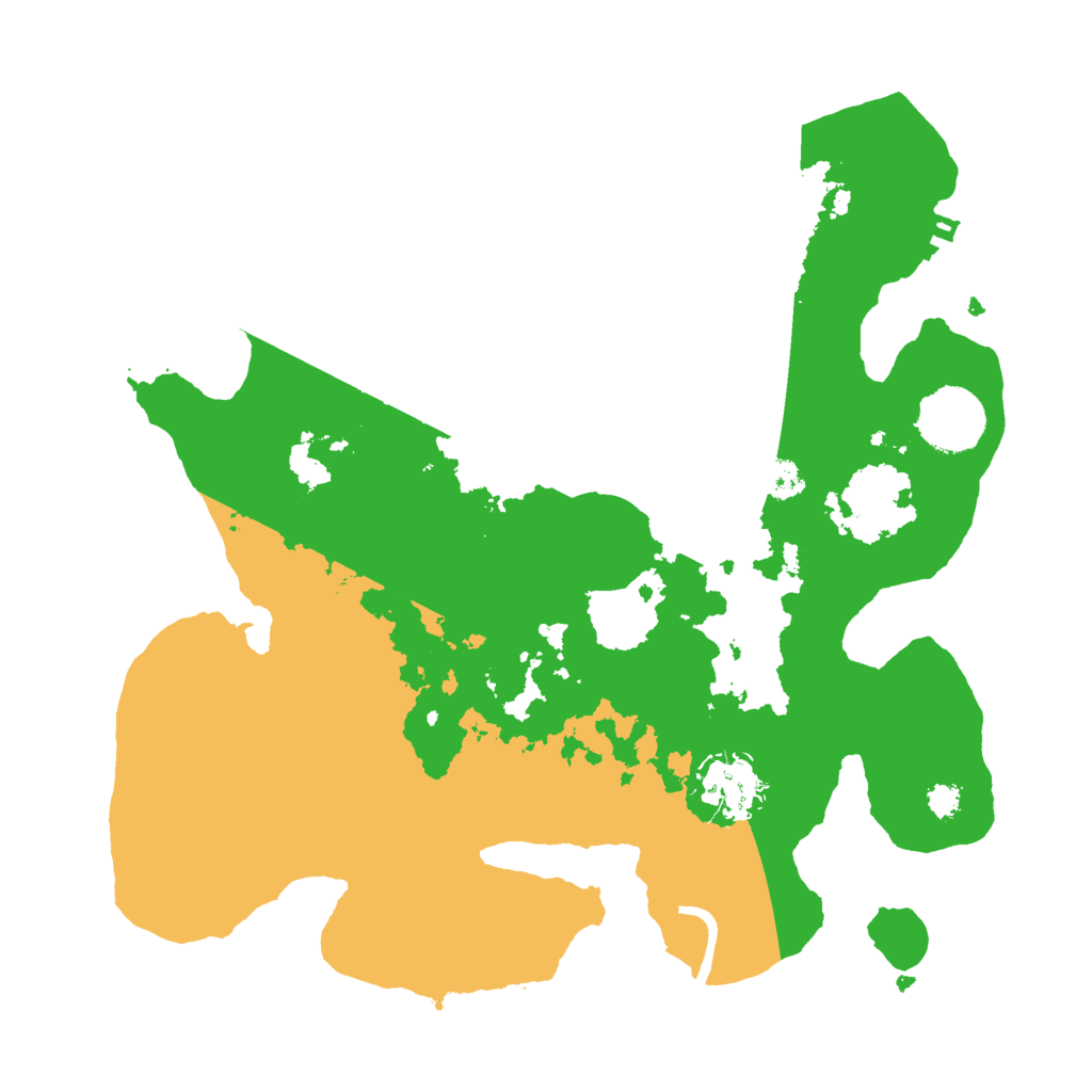 Biome Rust Map: Procedural Map, Size: 3000, Seed: 2206