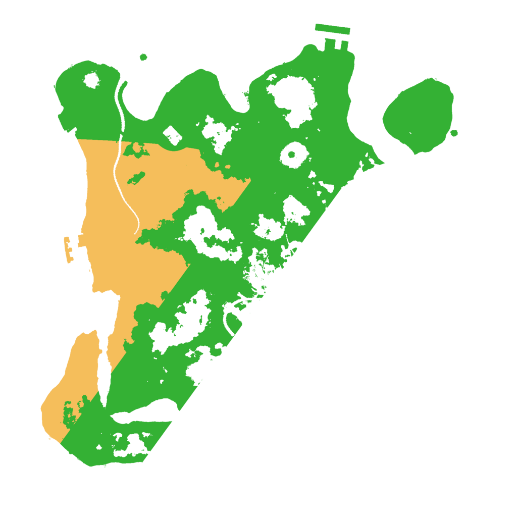 Biome Rust Map: Procedural Map, Size: 3000, Seed: 961031724