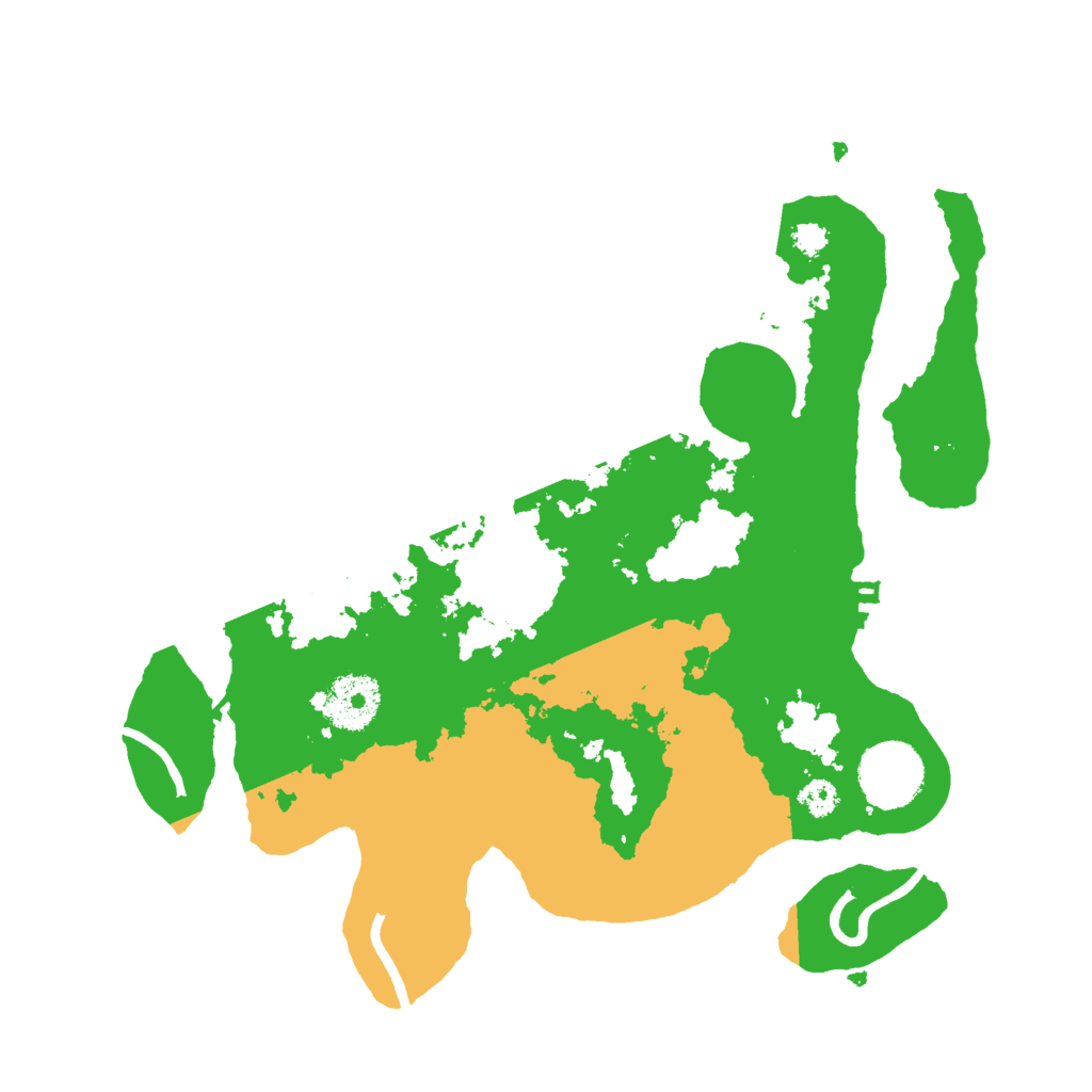 Biome Rust Map: Procedural Map, Size: 3000, Seed: 51516