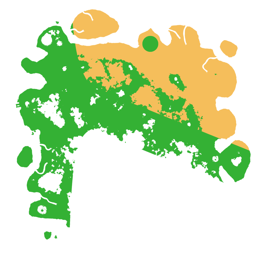 Biome Rust Map: Procedural Map, Size: 4350, Seed: 959427876