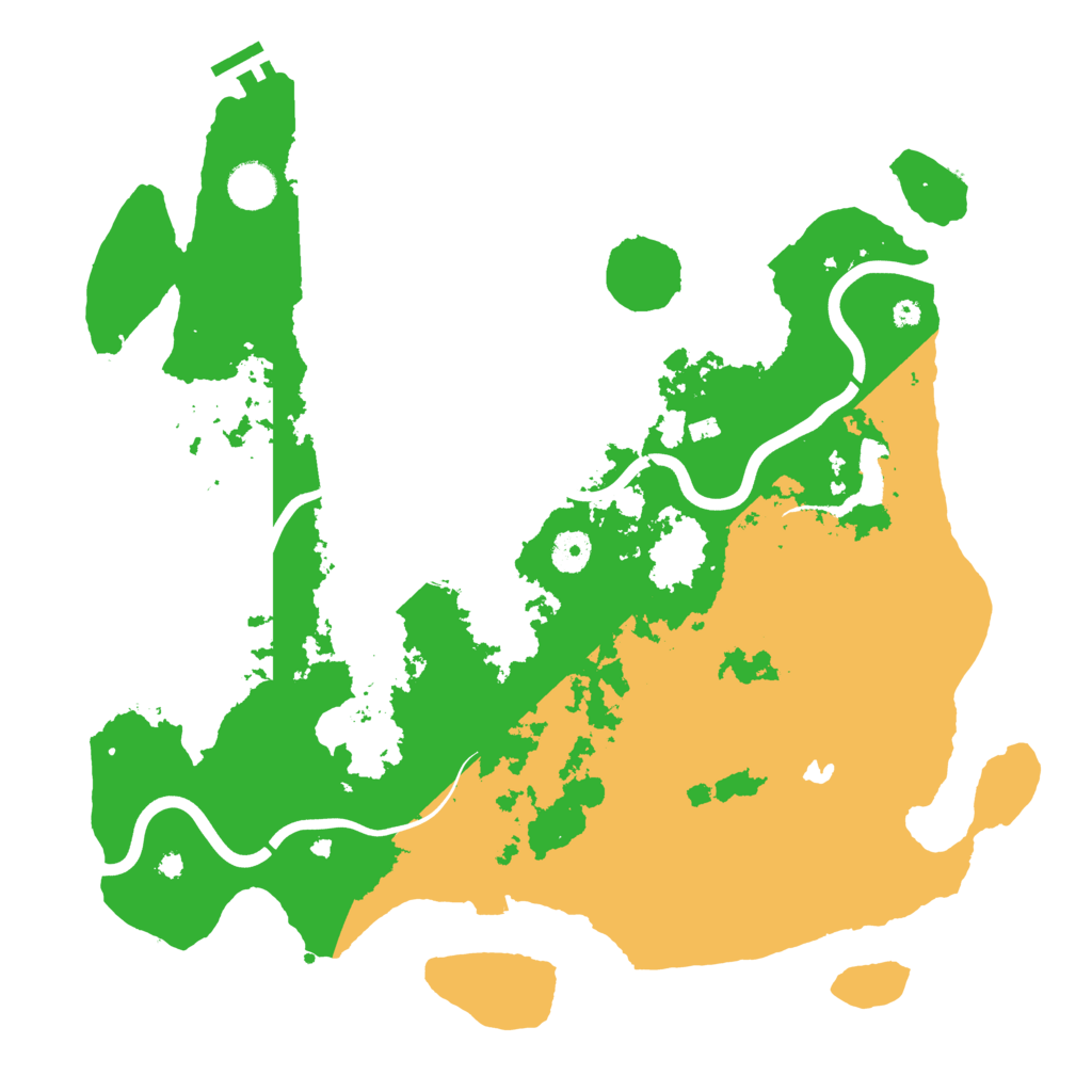 Biome Rust Map: Procedural Map, Size: 4000, Seed: 2840