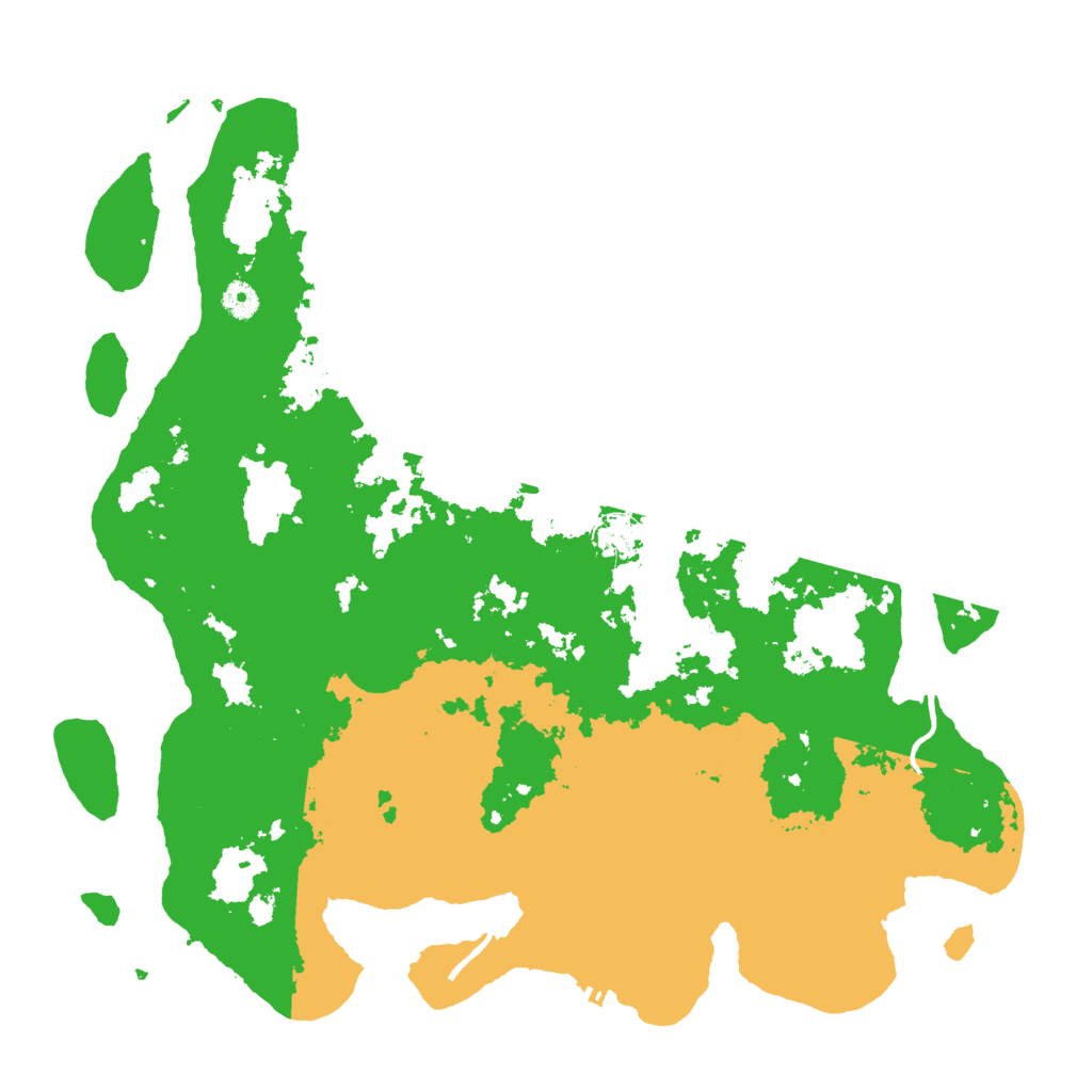 Biome Rust Map: Procedural Map, Size: 4500, Seed: 468070176